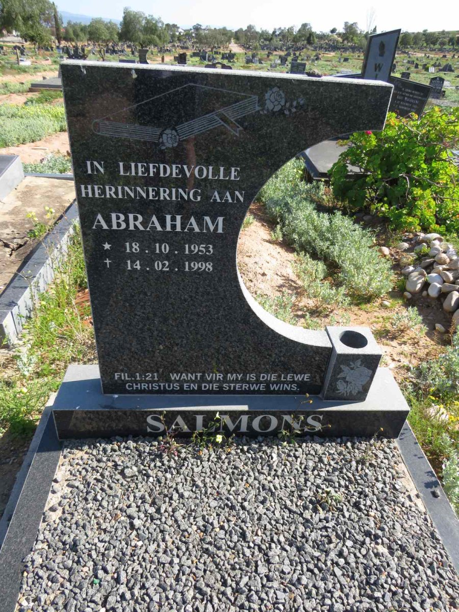 SALMONS Abraham 1953-1998
