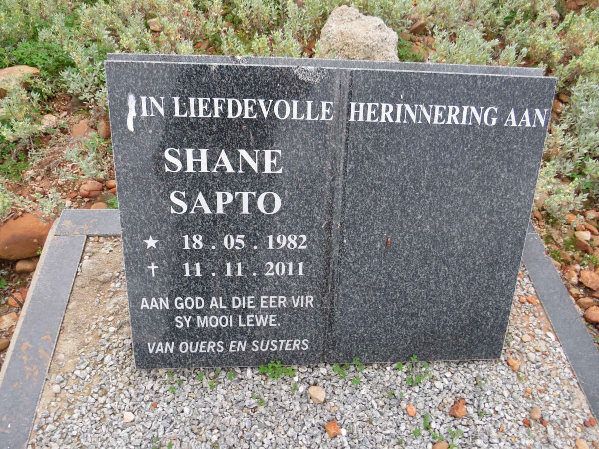 SAPTO Shane 1982-2011