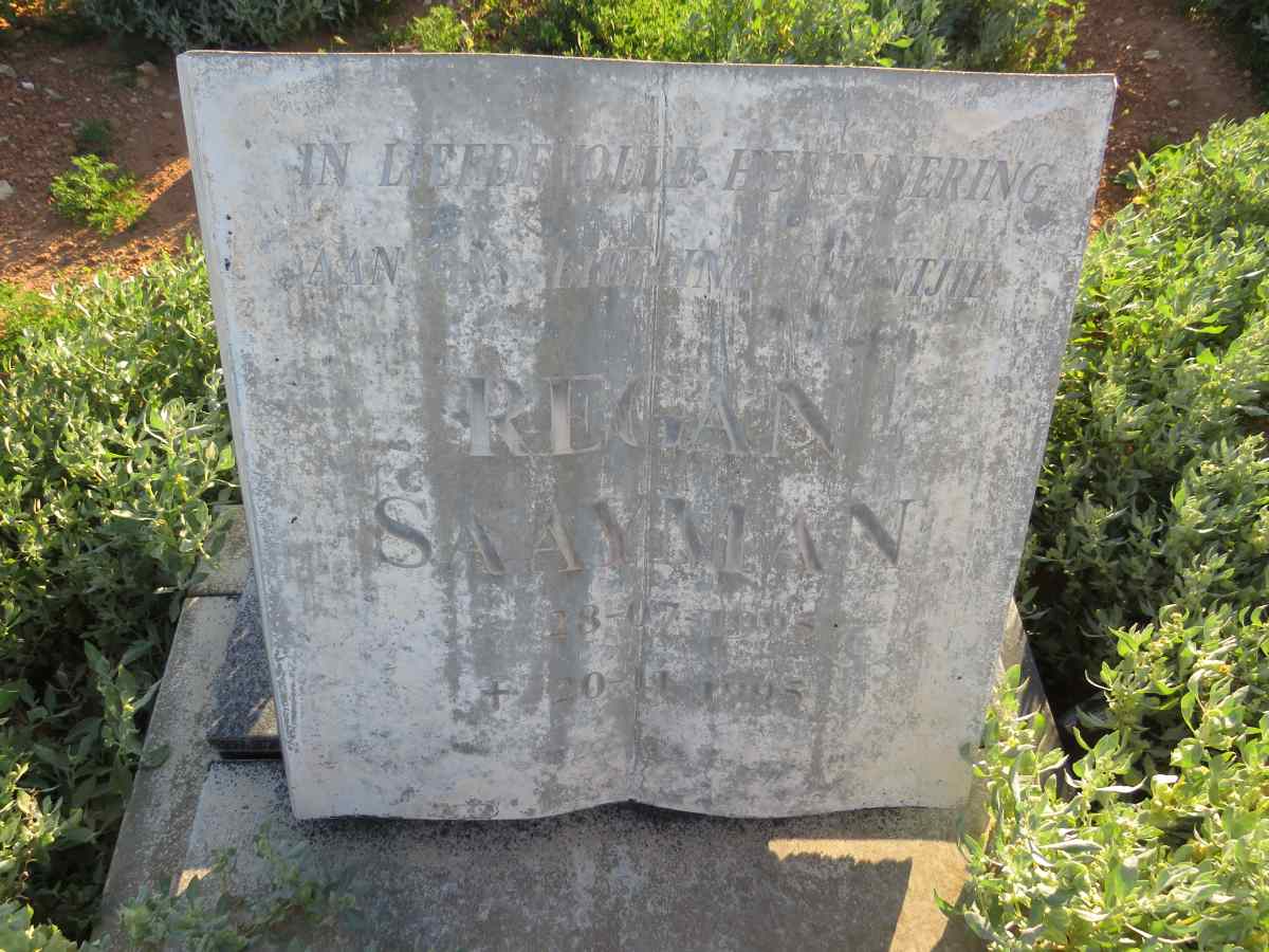 SAAYMAN Regan 1995-1995