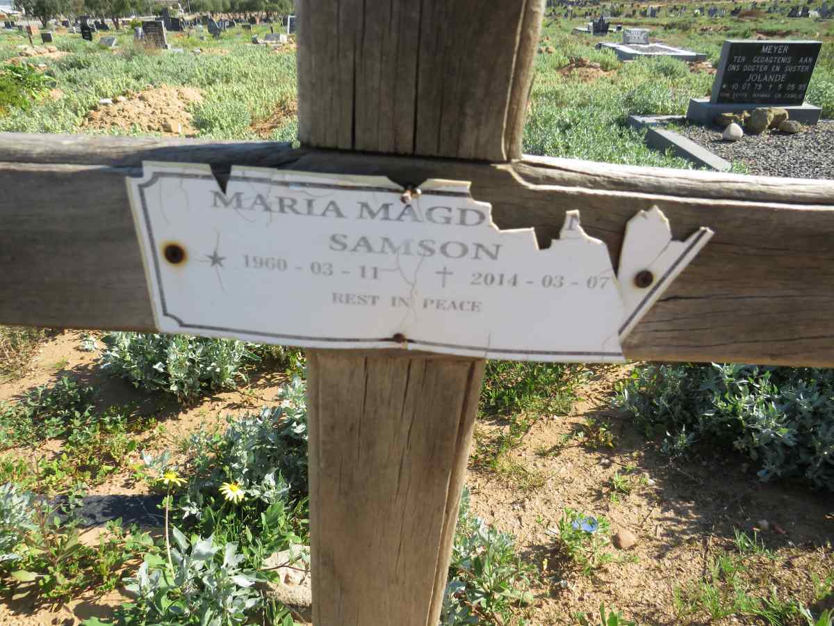 SAMSON Maria Madg? 1960-2014