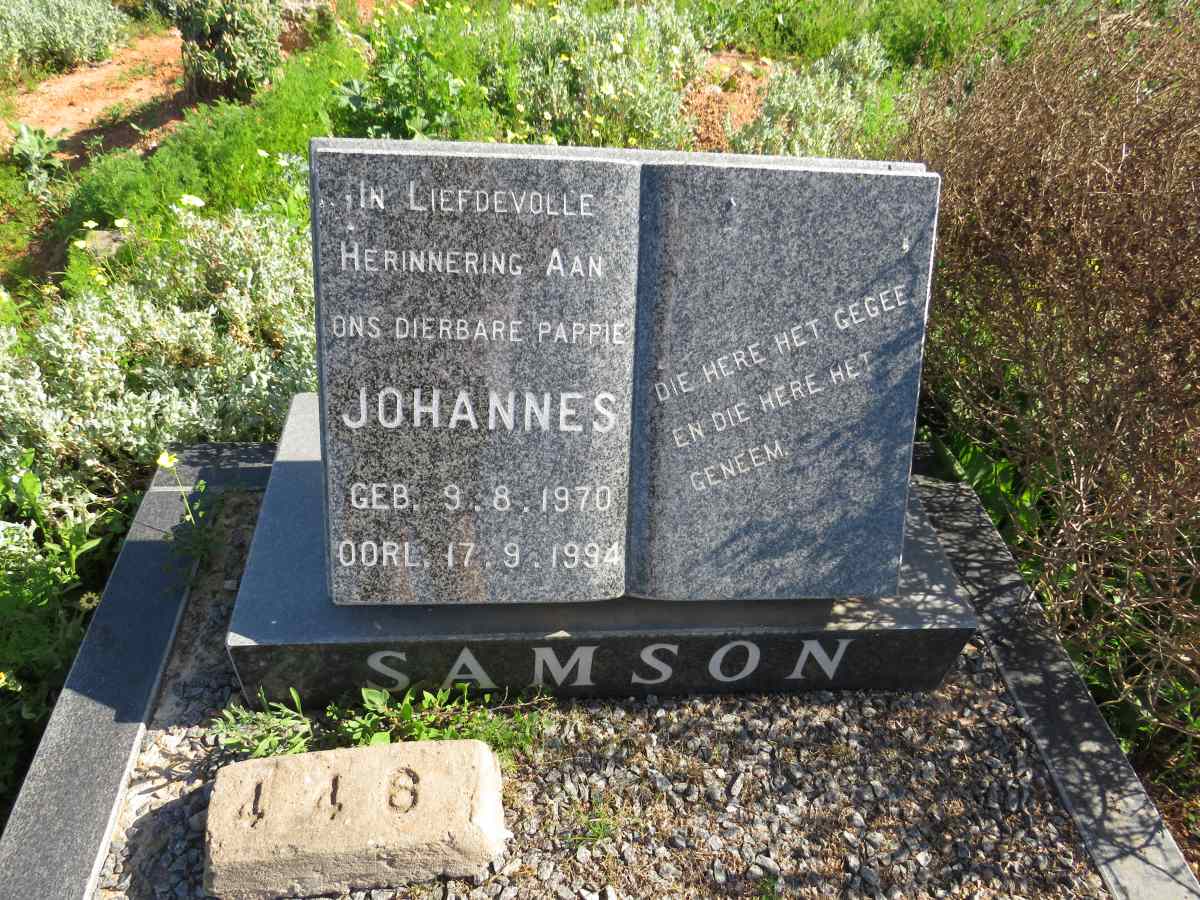 SAMSON Johannes 1970-1994