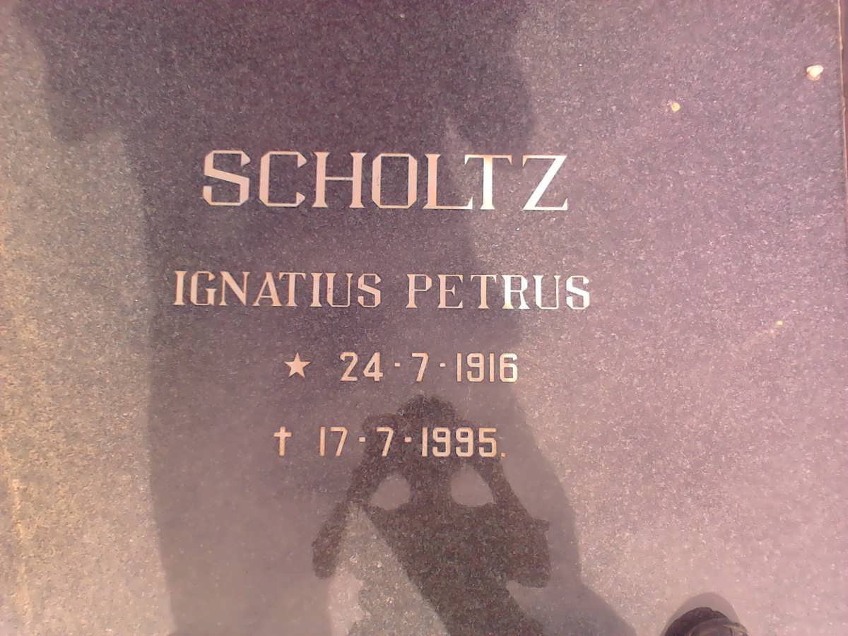 SCHOLTZ Ignatius Petrus 1916-1995
