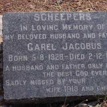SCHEEPERS Carel Jacobus 1928-1962