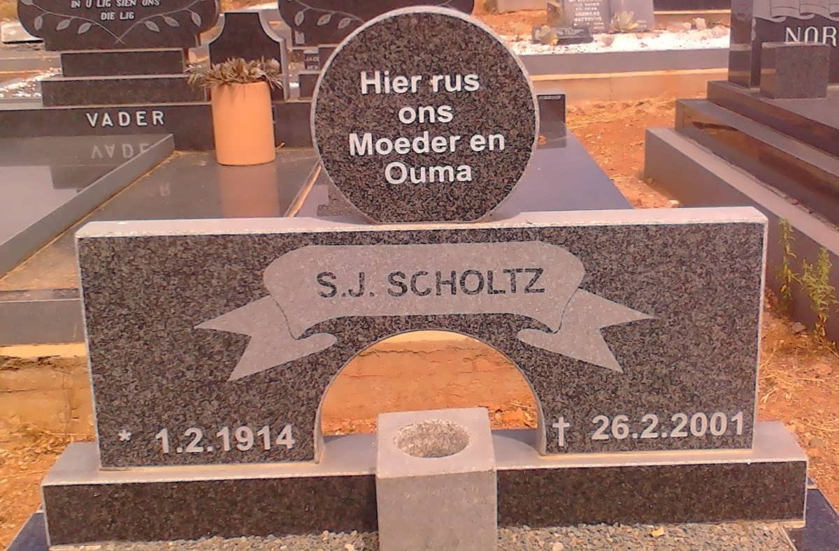 SCHOLTZ S.J. 1914-2001