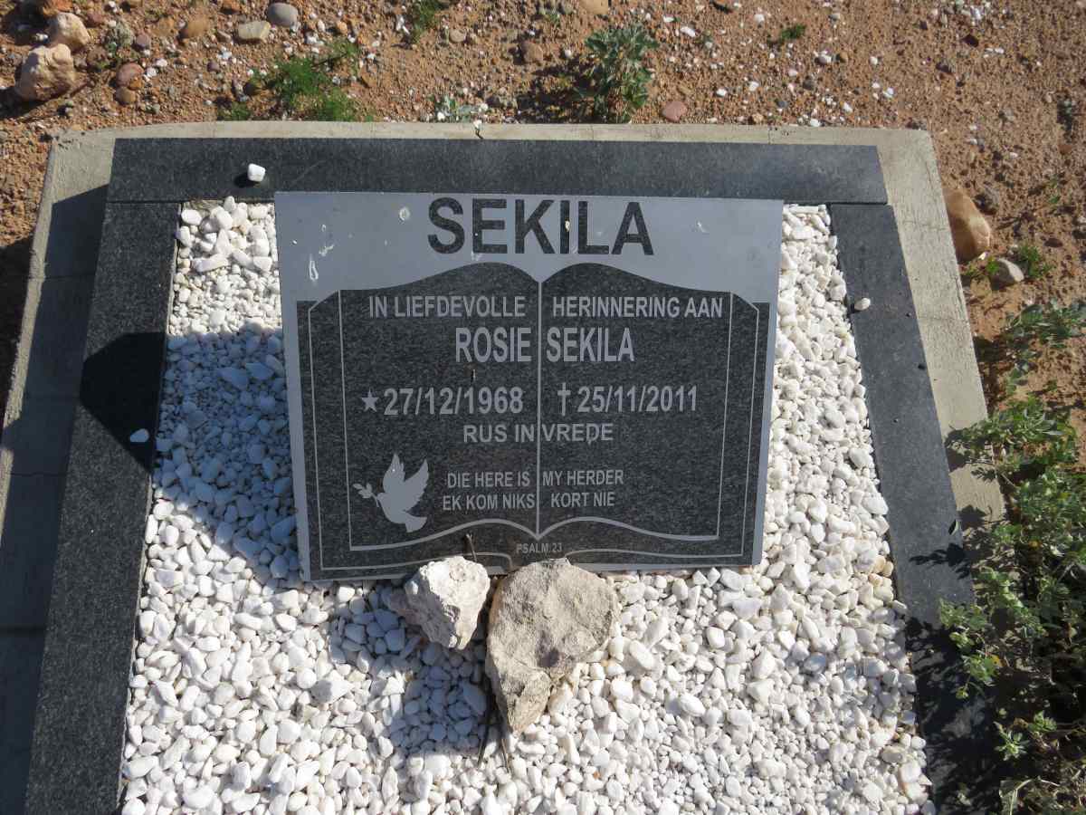 SEKILA Rosie 1968-2011