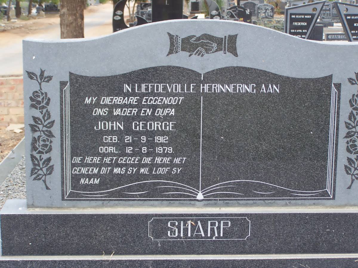 SHARP John George 1912-1979