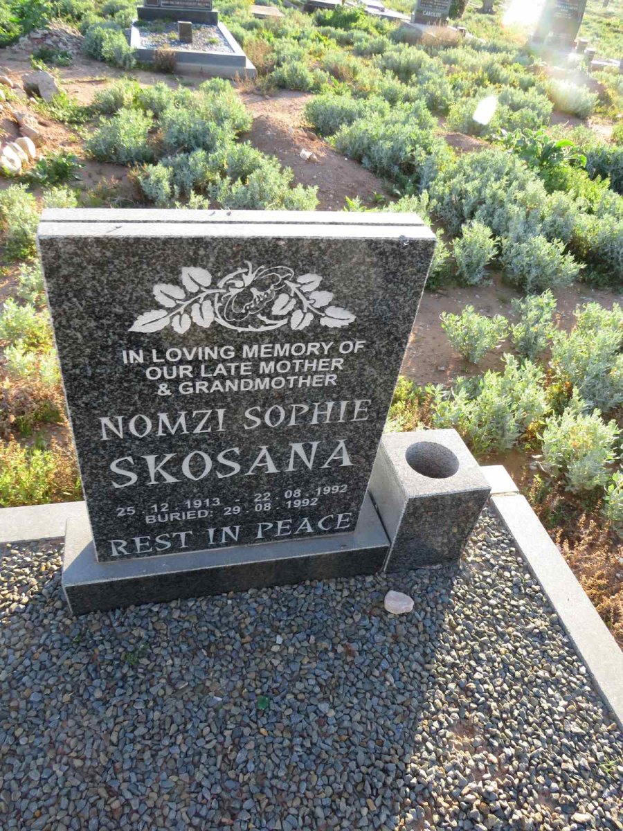 SKOSANA Nomzi Sophie 1913-1992
