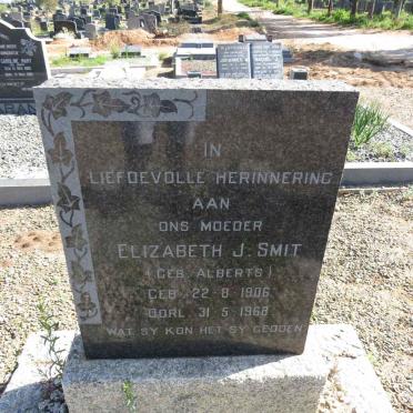 SMIT Elizabeth J. nee ALBERTS 1906-1968