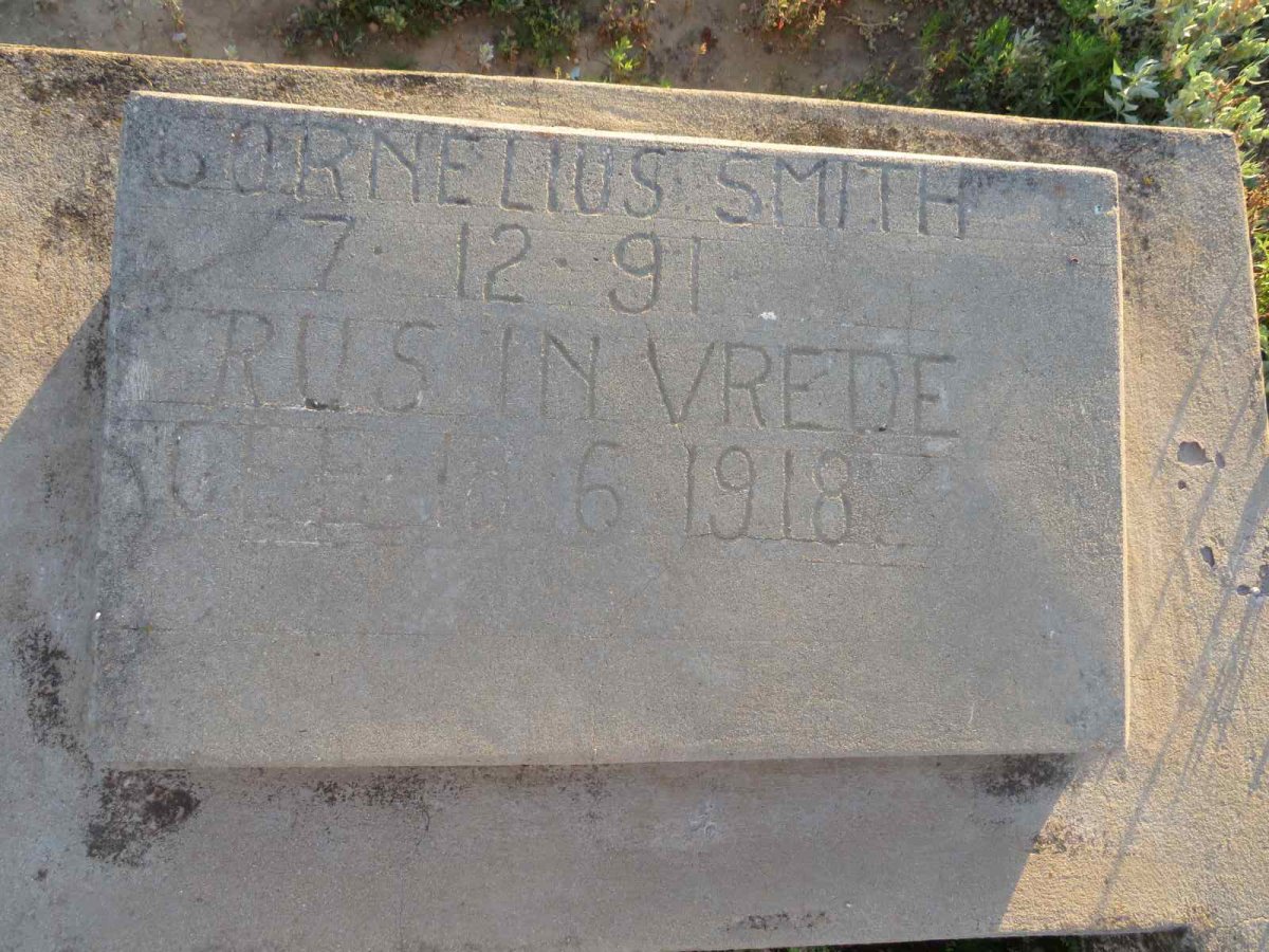 SMITH Cornelius 1891-1918