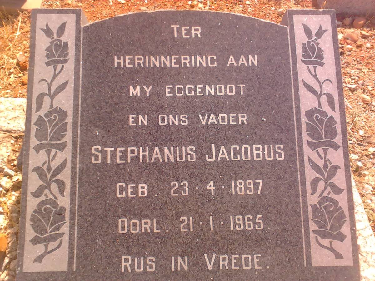 SMITH Stephanus Jacobus 1897-1965