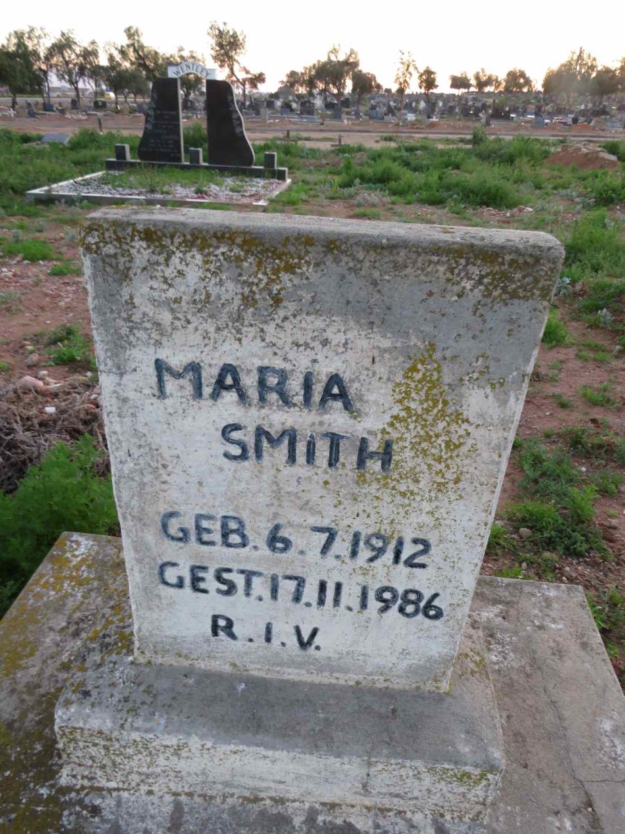 SMITH Maria 1912-1986