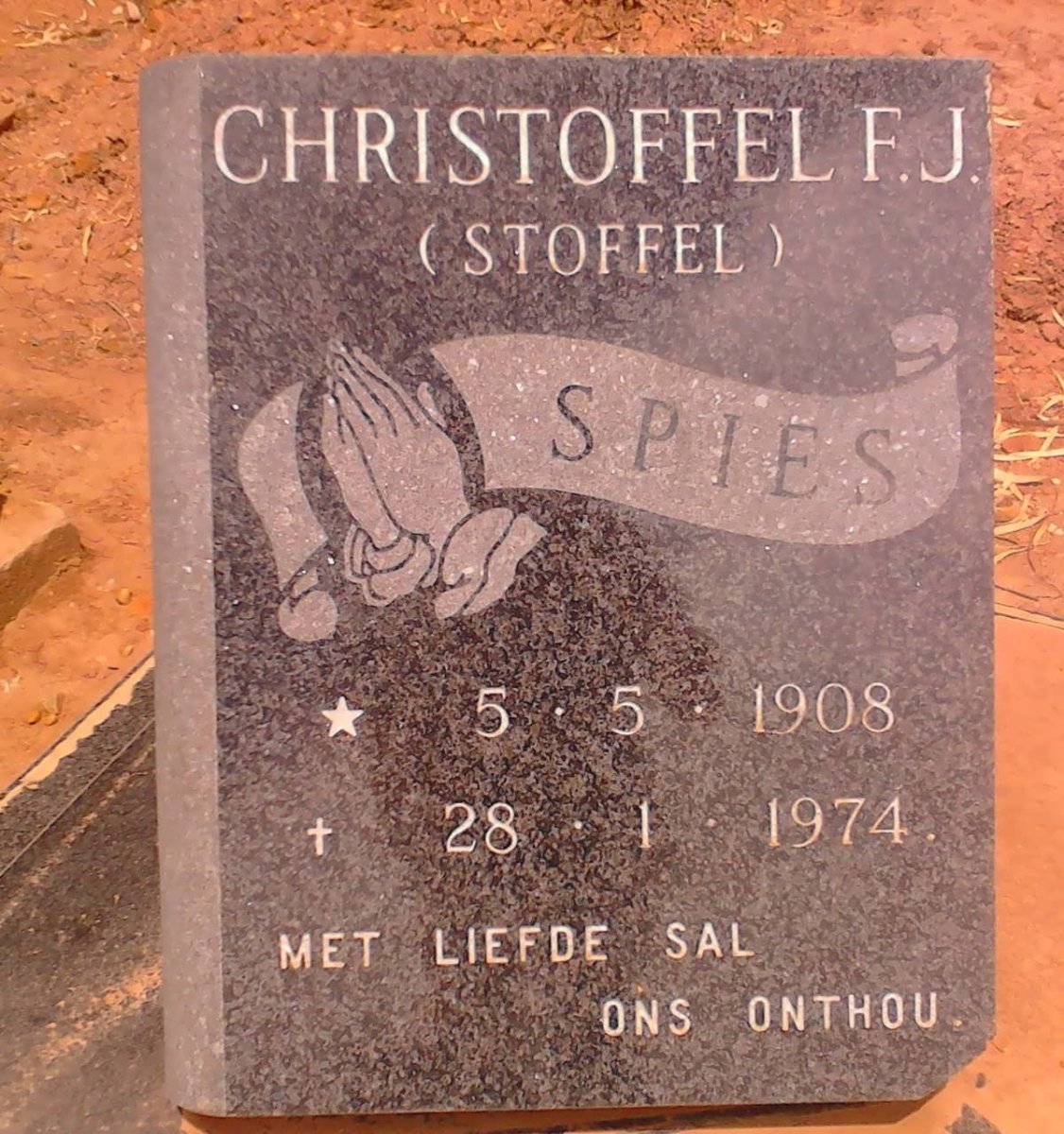 SPIES Christoffel F.J. 1908-1974