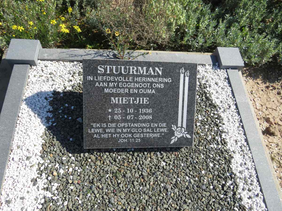 STUURMAN Mietjie 1936-2008