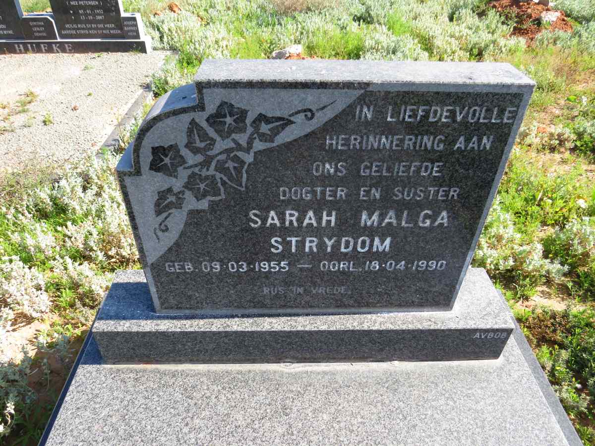 STRYDOM Sarah Malga 1955-1990