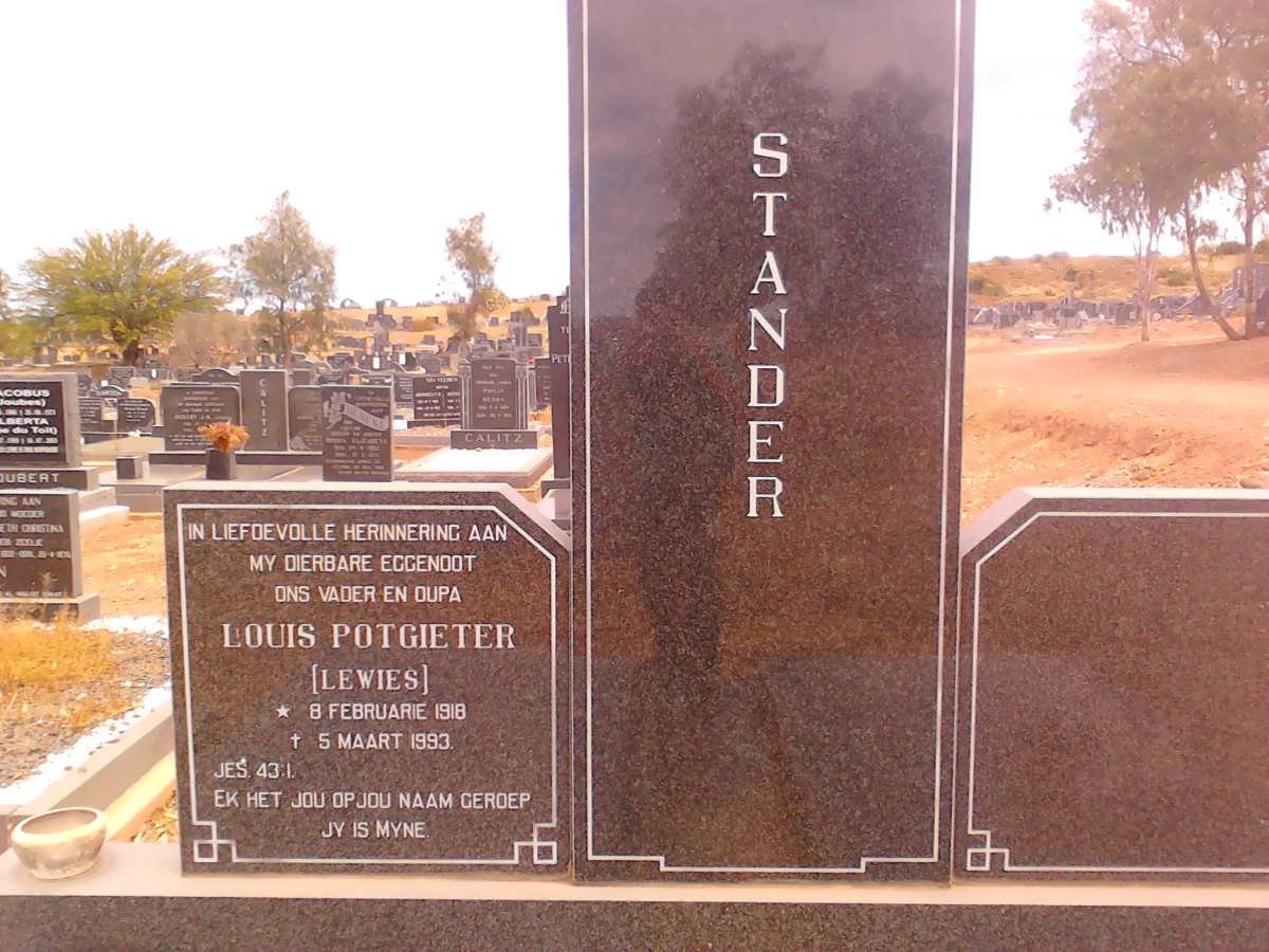 STANDER Louis Potgieter 1918-1993