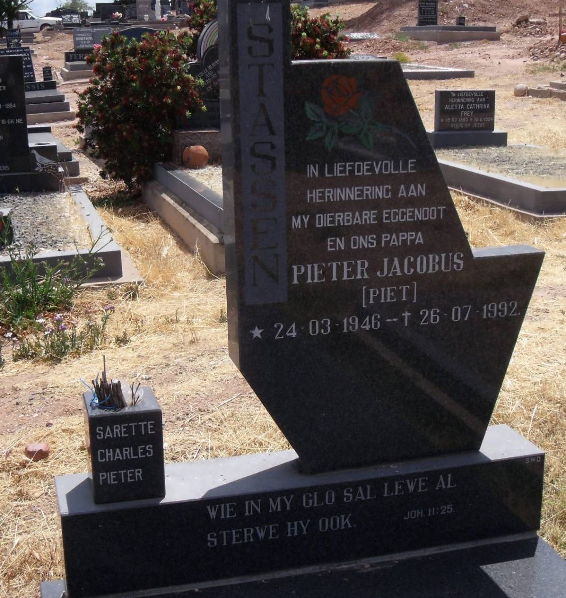 STASSEN Pieter Jacobus 1946-1992