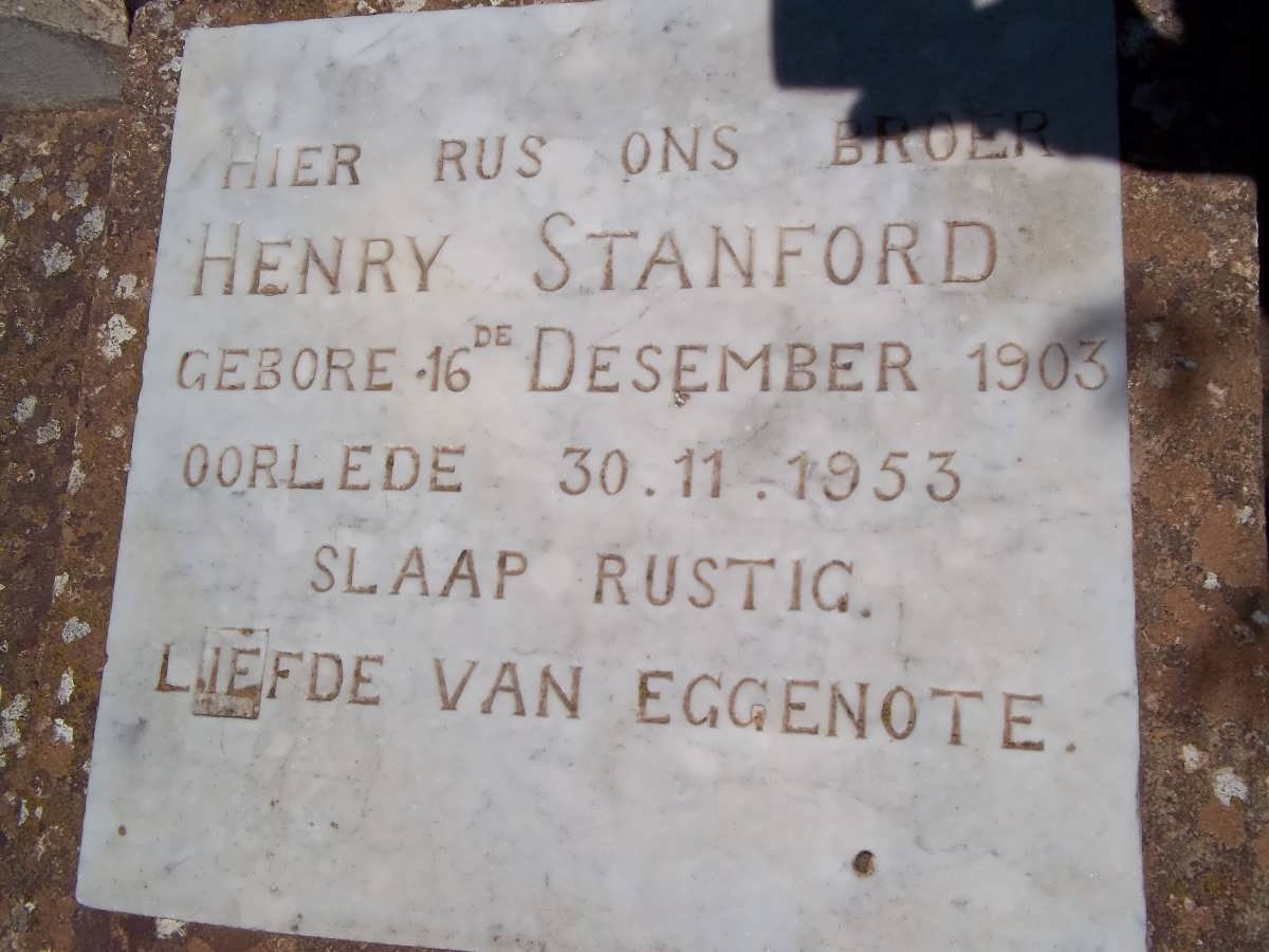 STANFORD Henry 1903-1953