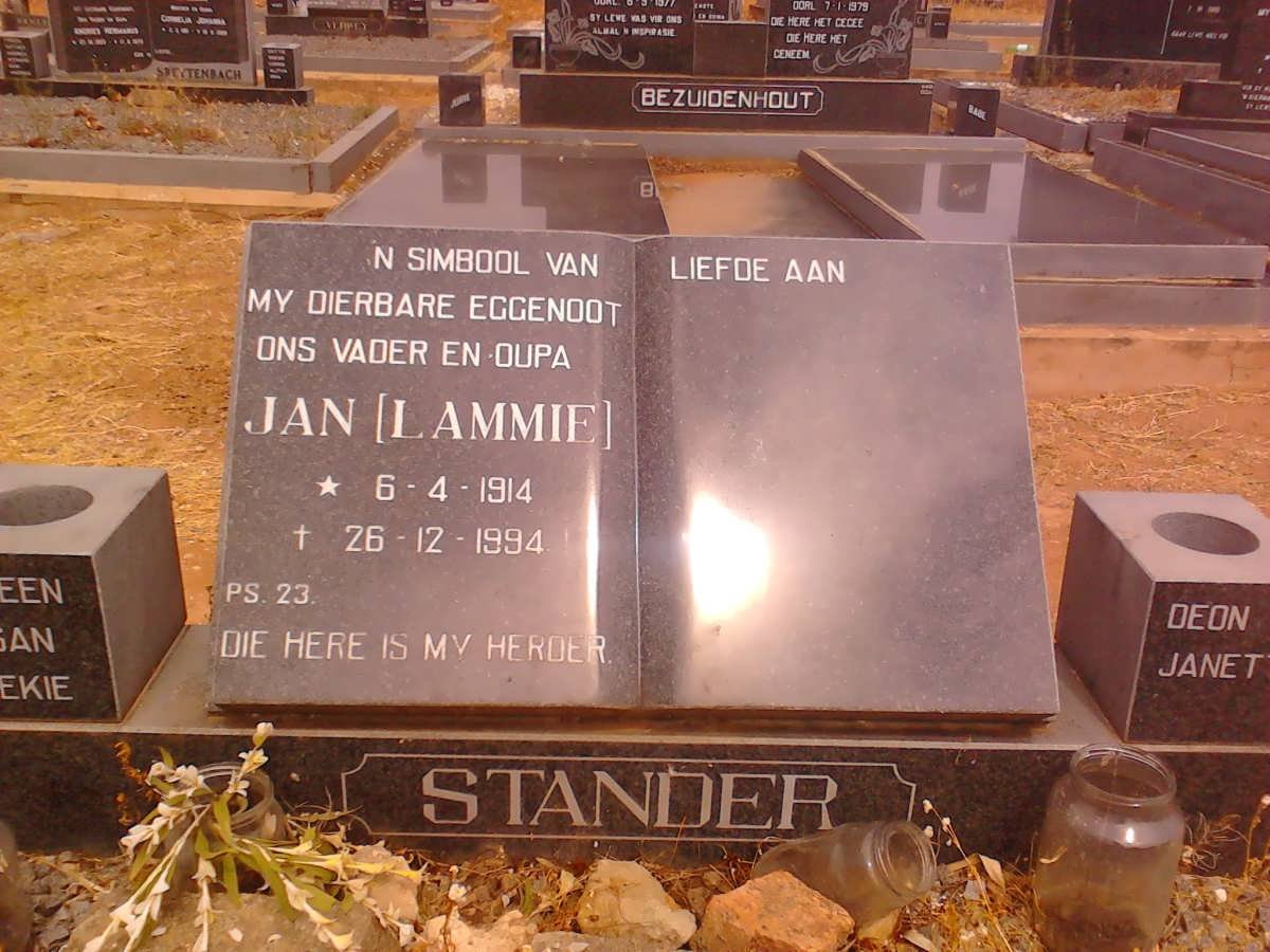 STANDER Jan 1914-1994