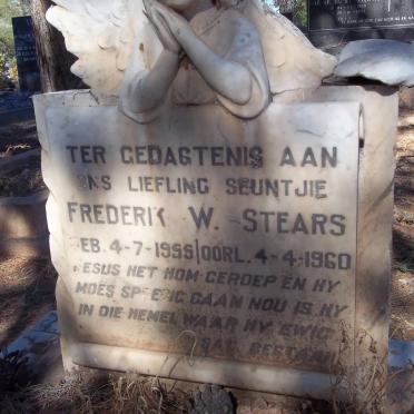 STEARS Frederik W. 1955-1960