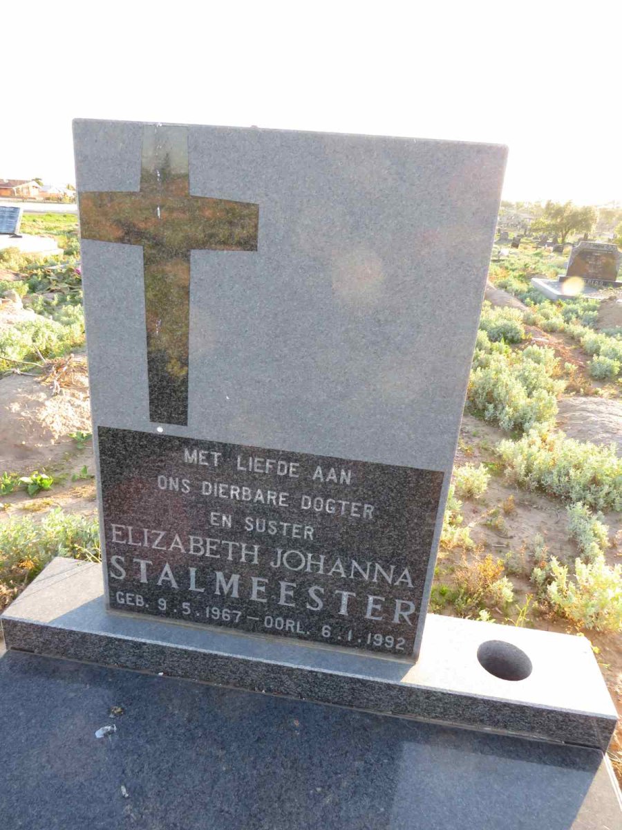 STALMEESTER Elizabeth Johanna 1967-1992