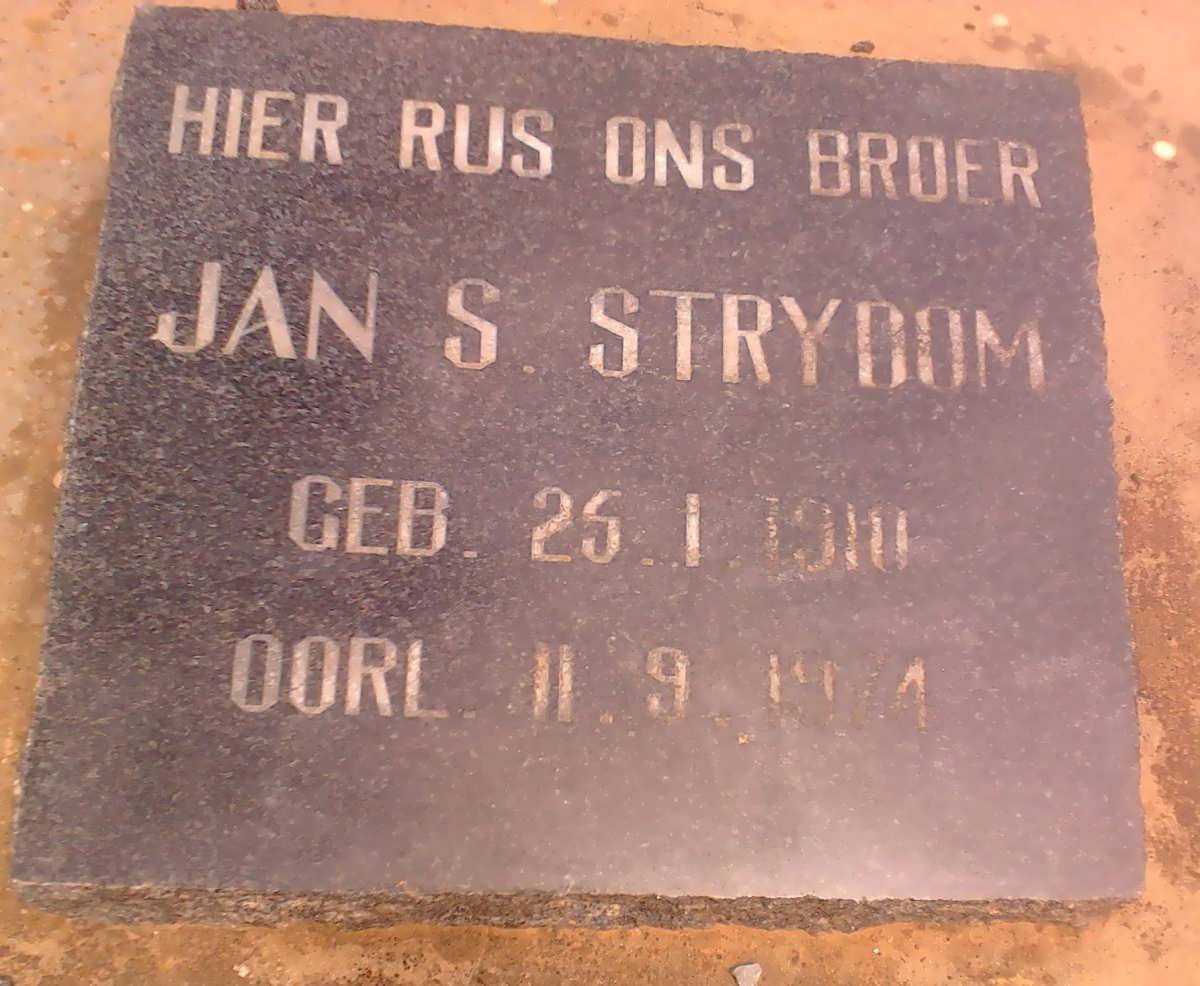 STRYDOM Jan S. 1910-1974