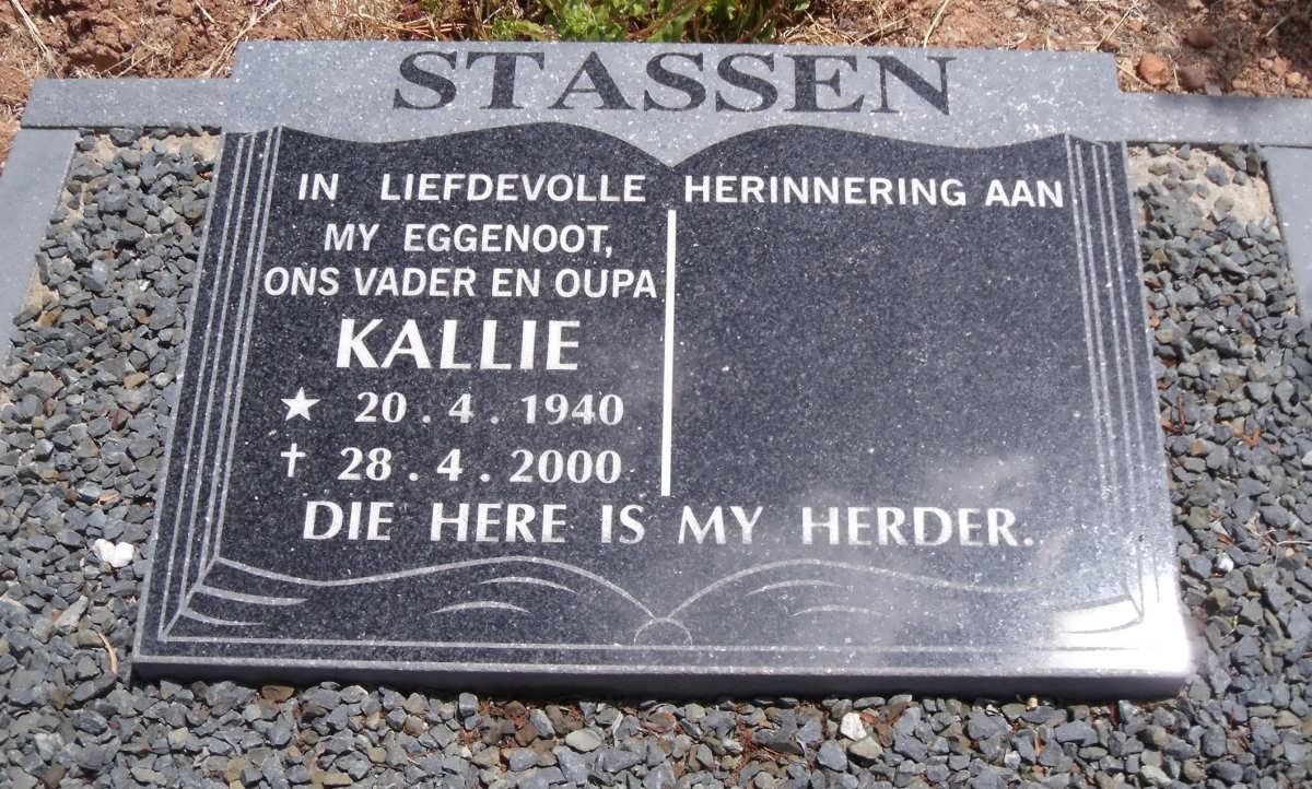 STASSEN Kallie 1940-2000