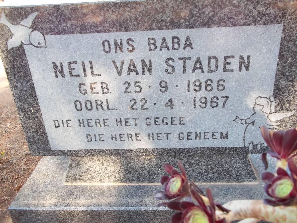 STADEN Neil, van 1966-1967