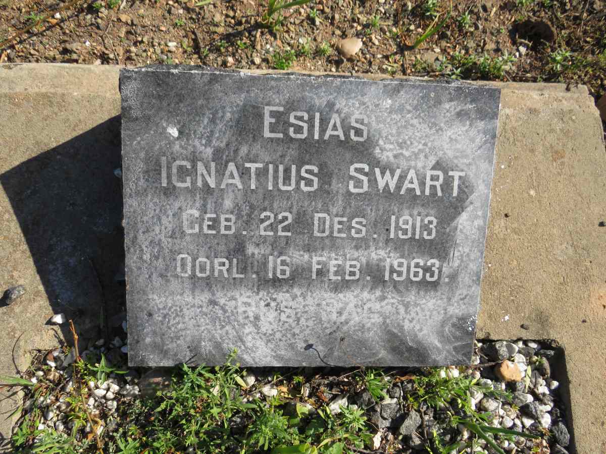 SWART Esias Ignatius 1913-1963
