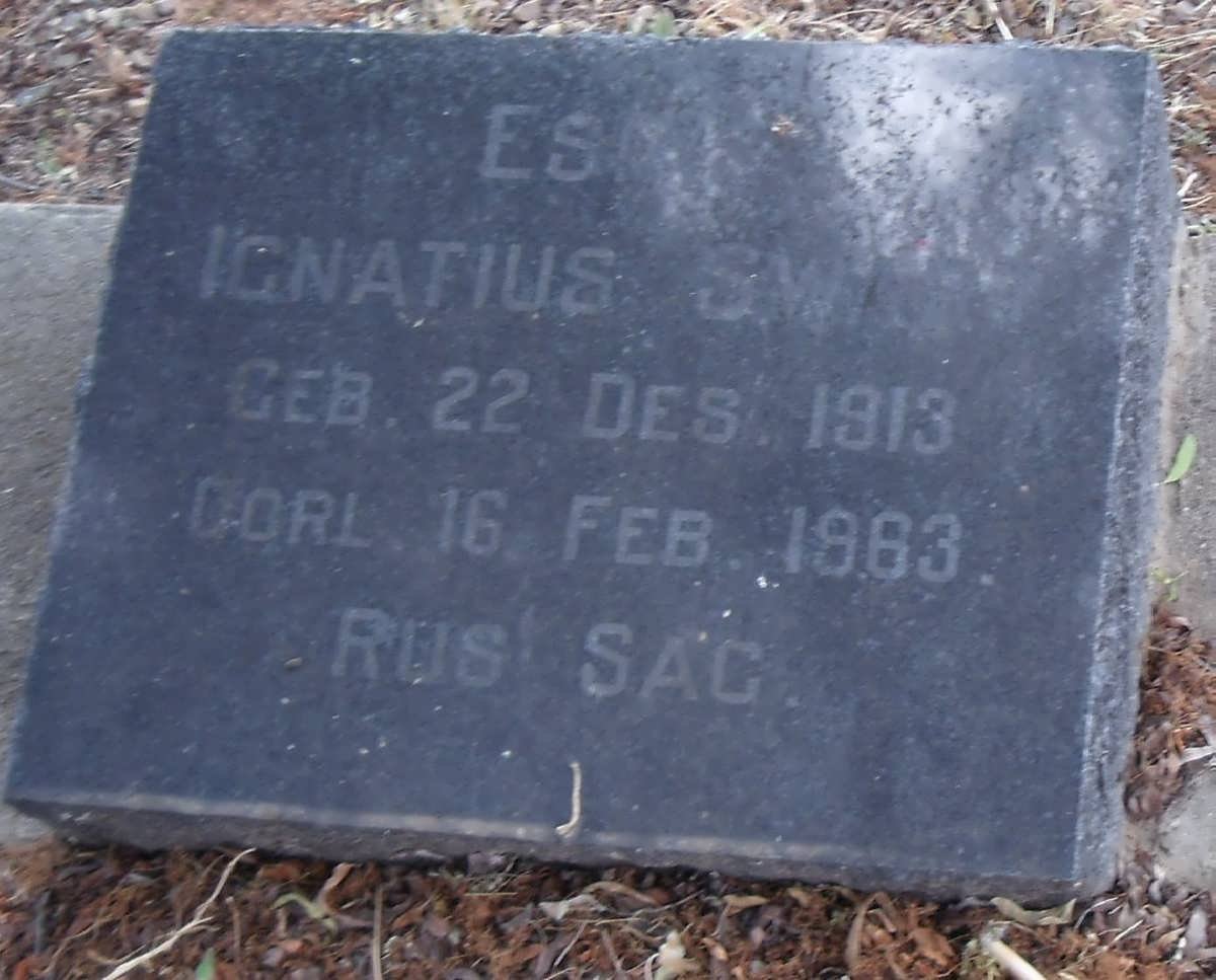 SWART Izaias Ignatius 1913-1963