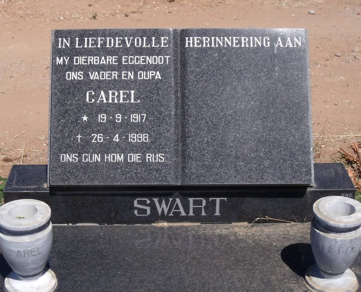 SWART Carel 1917-1998