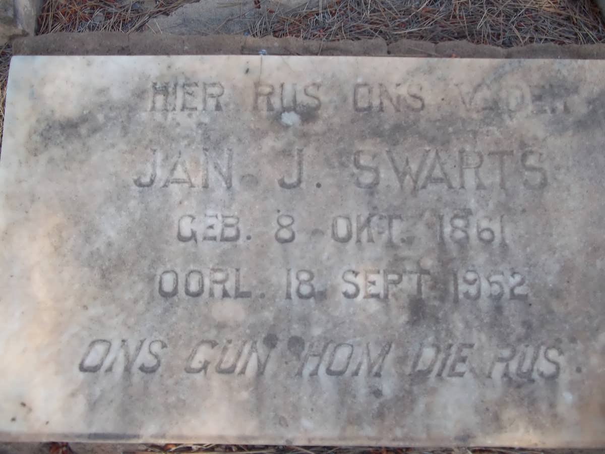 SWARTS Jan J. 1861-1952