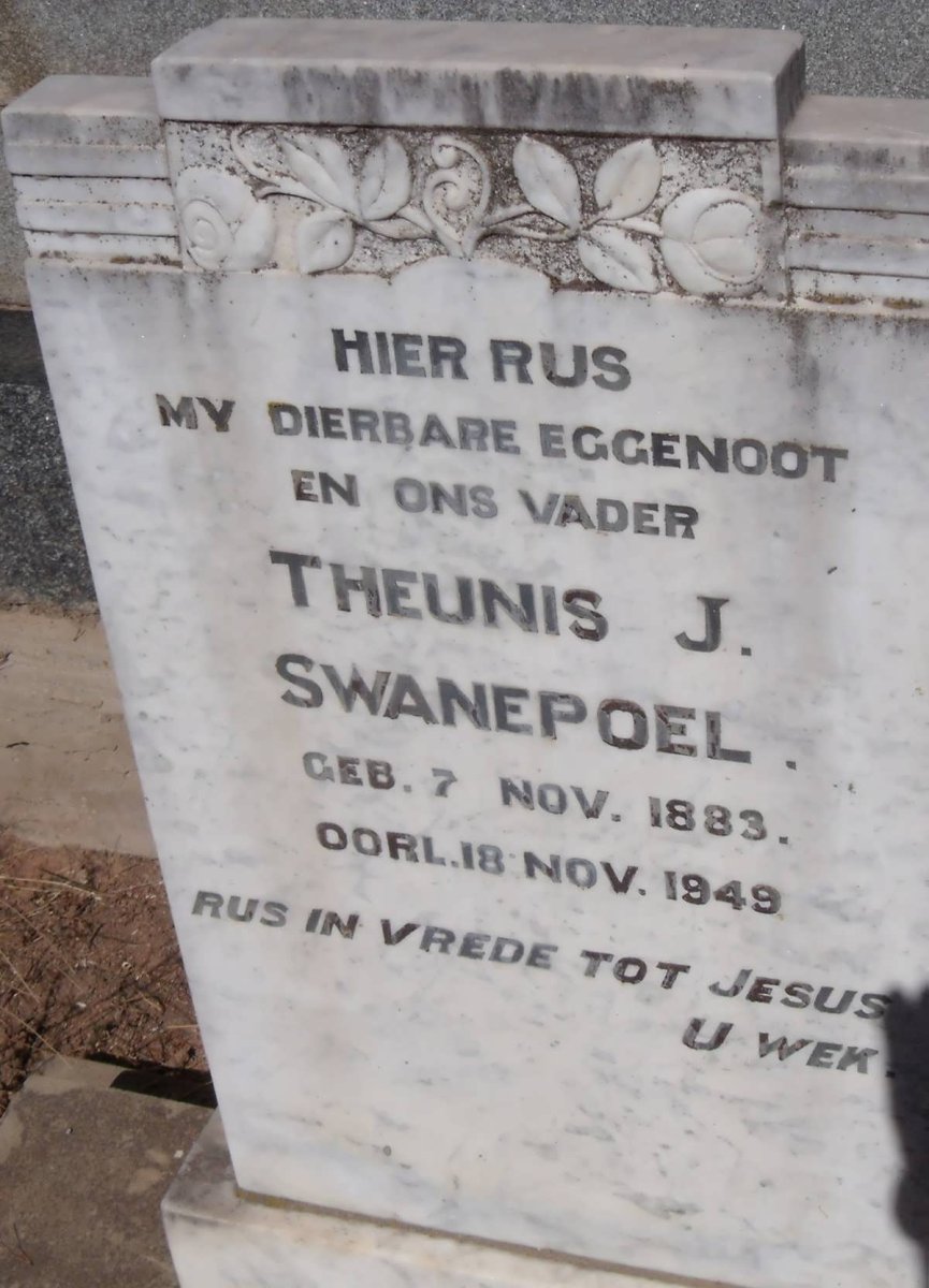 SWANEPOEL Theunis J. 1883-1949