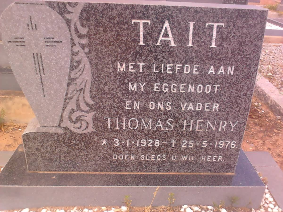 TAIT Thomas Henry 1928-1976