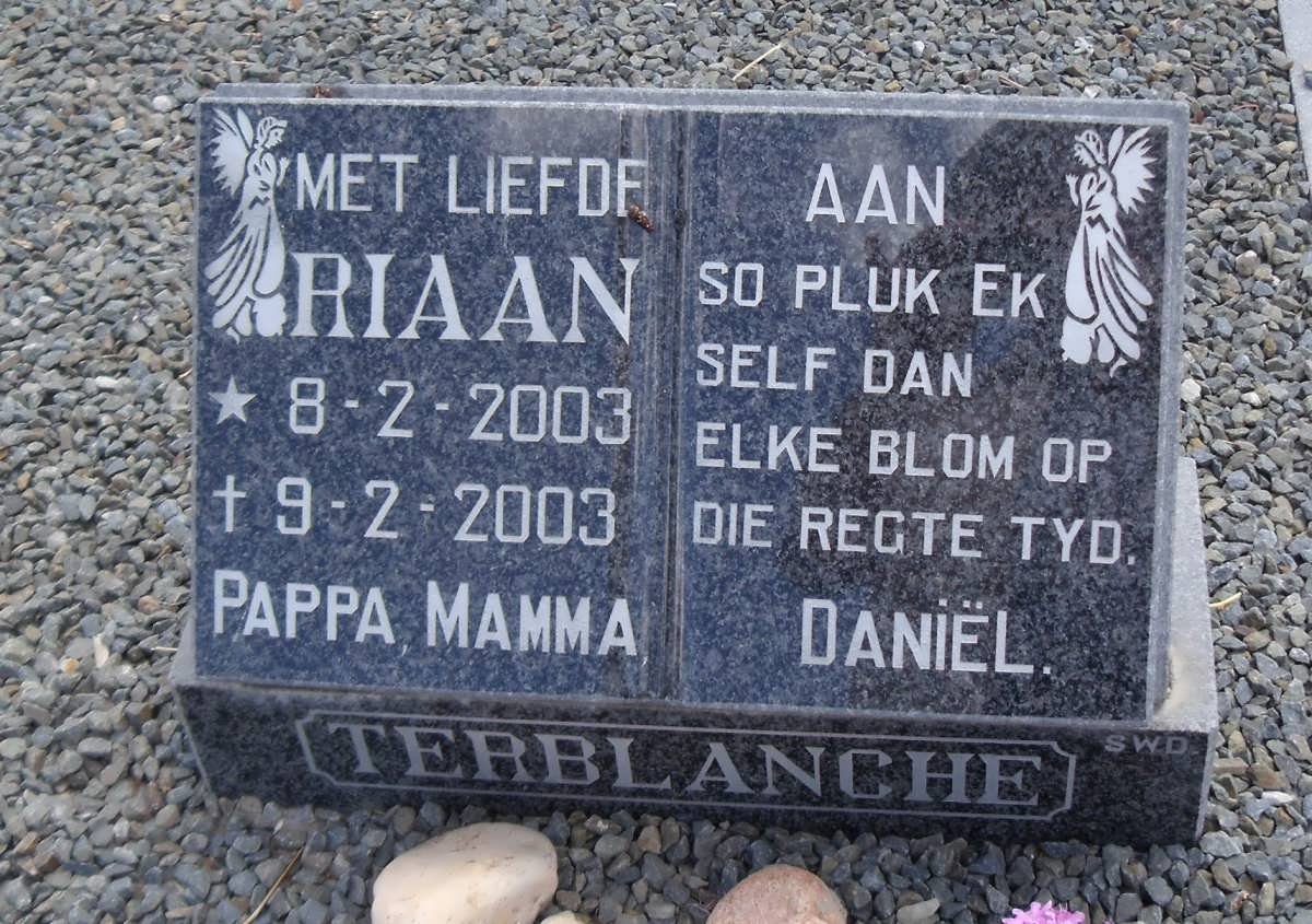 TERBLANCHE Riaan 2002-2003