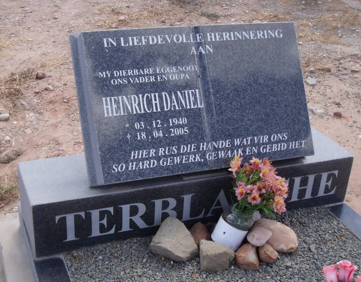 TERBLANCHE Heinrich Daniel 1940-2005