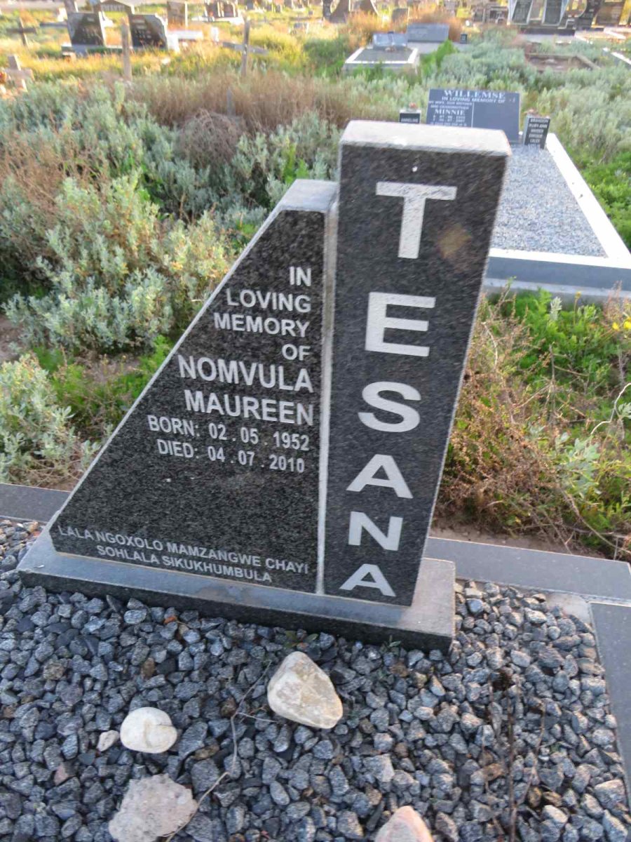 TESANA Nomvula Maureen 1952-2010