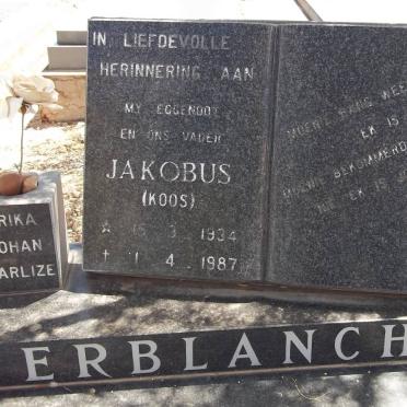 TERBLANCHE Jakobus 1934-1987