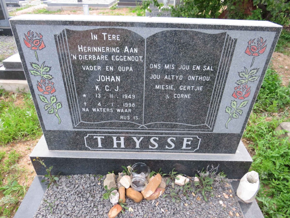 THYSSE K.C.J. 1949-1998