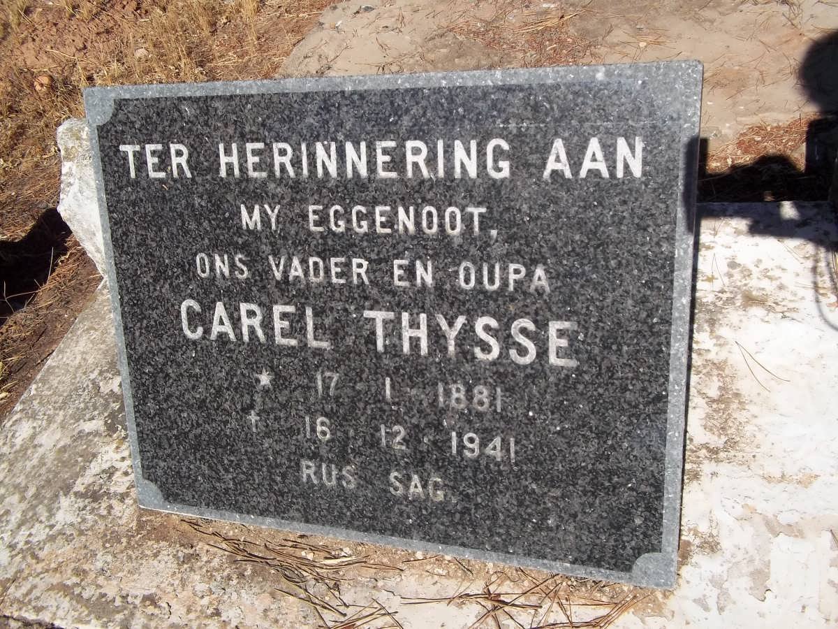 THYSSE Carel 1881-1941