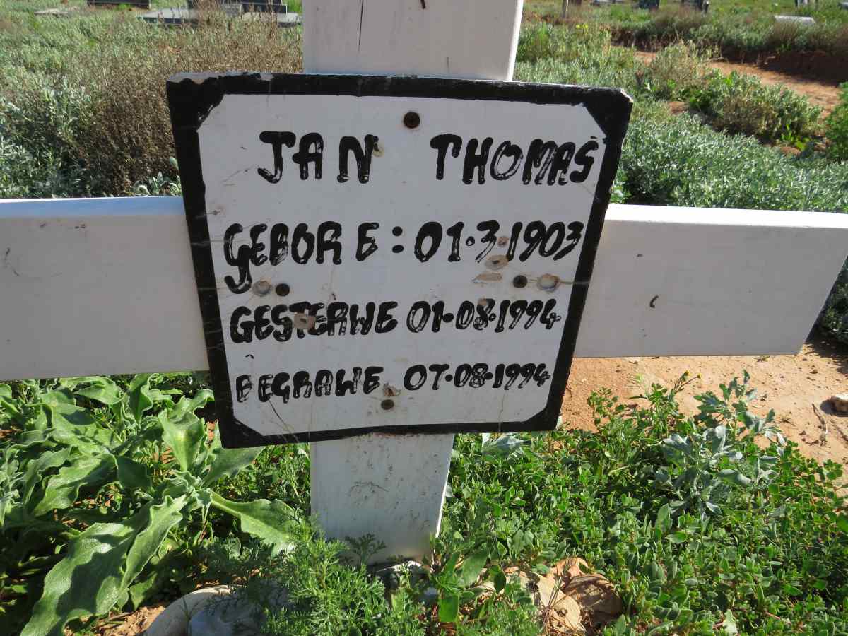 THOMAS Jan 1903-1994