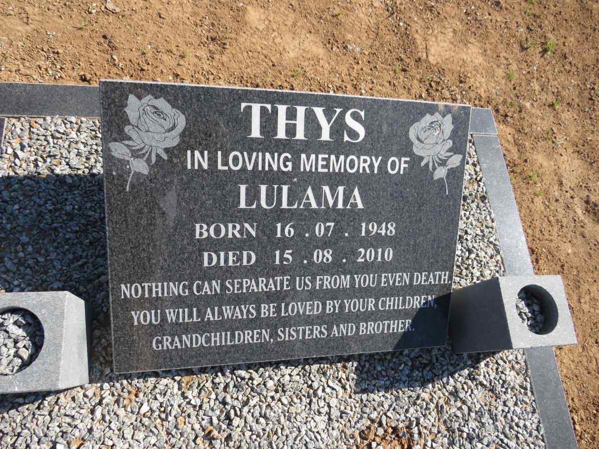 THYS Lulama 1948-2010