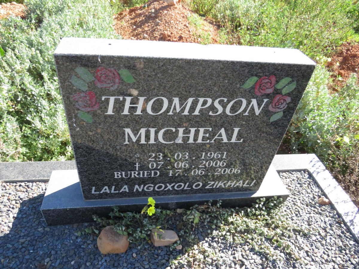 THOMPSON Michael 1961-2006