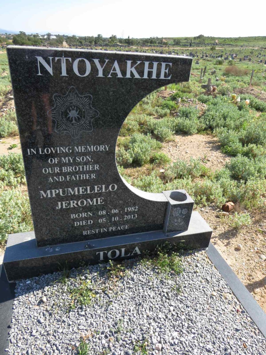 TOLA Mpumelelo Jerome 1982-2013
