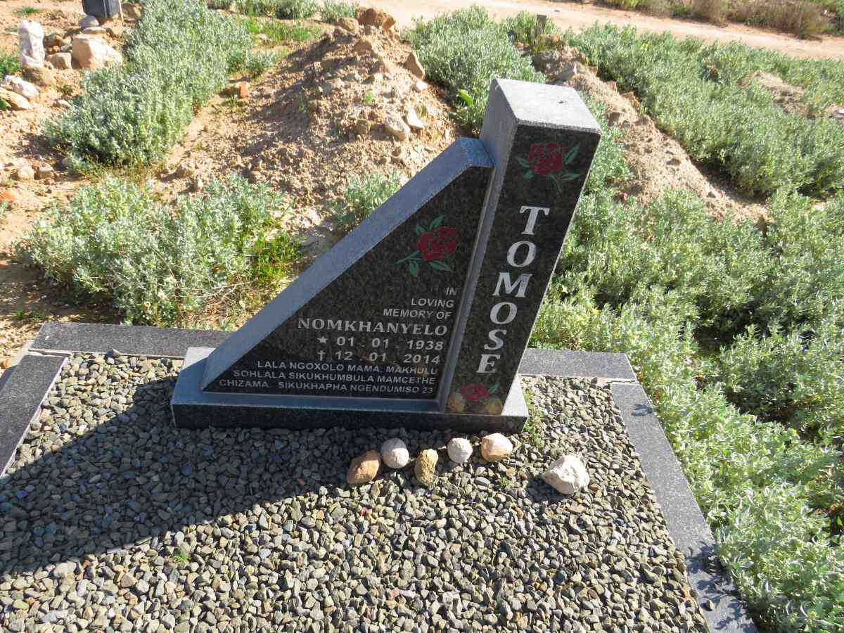 TOMOSE Nomkhanyelo 1938-2014