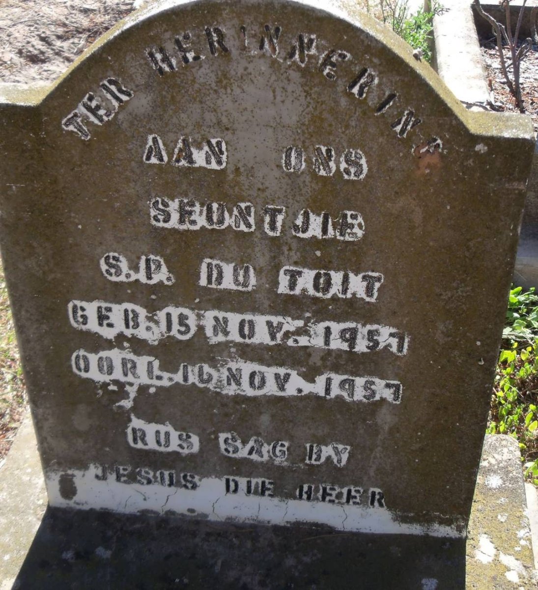 TOIT S.P., du 1957-1957