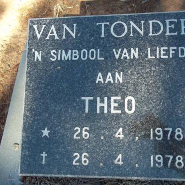 TONDER Theo, van 1978-1978