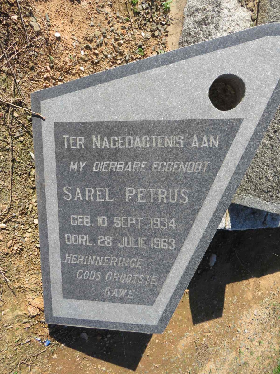 TONDER Sarel Petrus, van 1934-1963_2