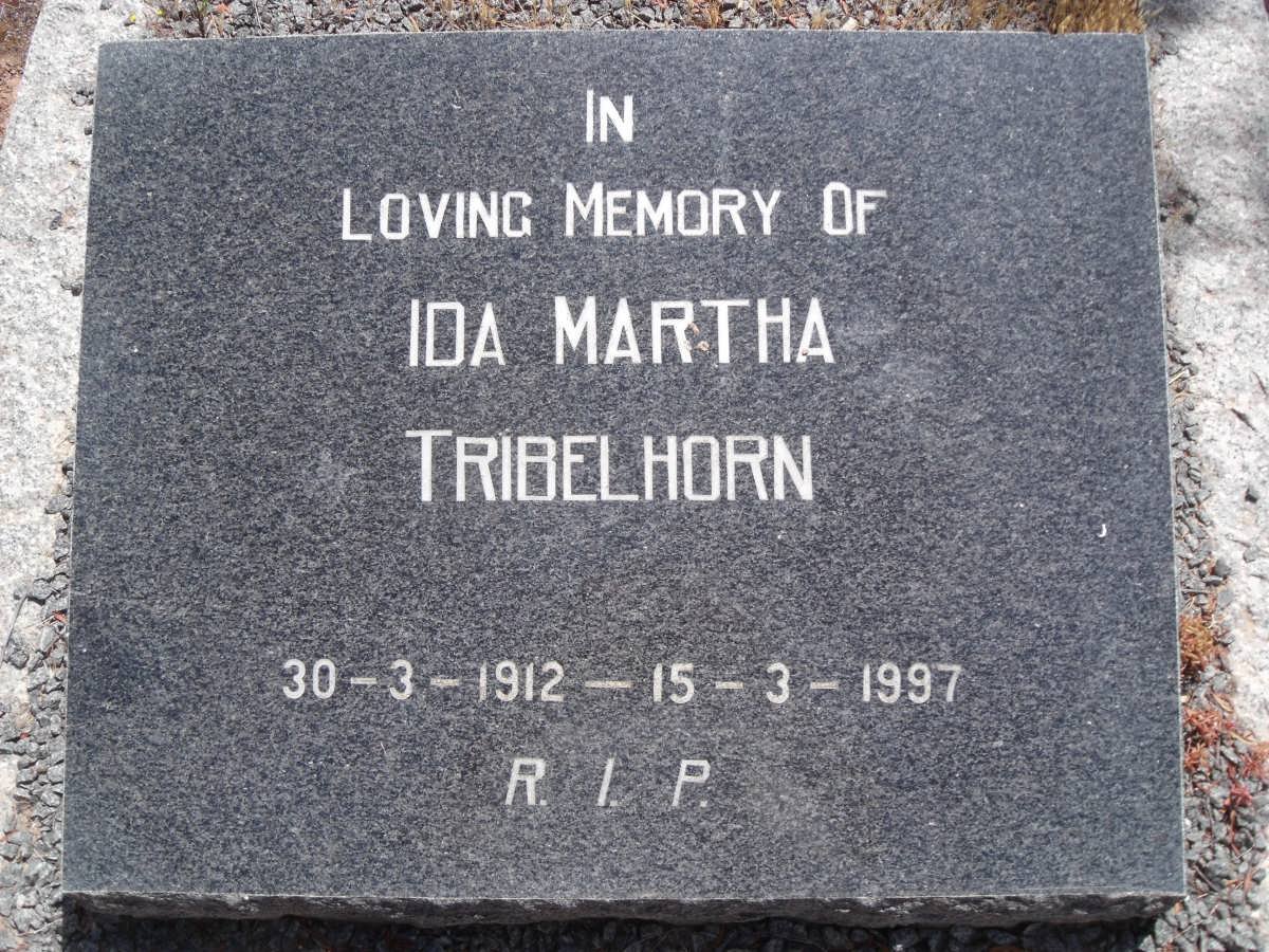 TRIBELHORN Ida Martha 1912-1997