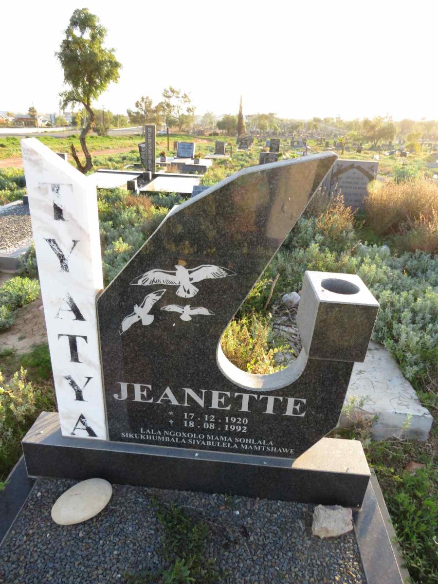 TYATYA Jeanette 1920-1992