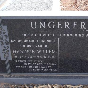 UNGERER Hendrik Willem 1911-1976